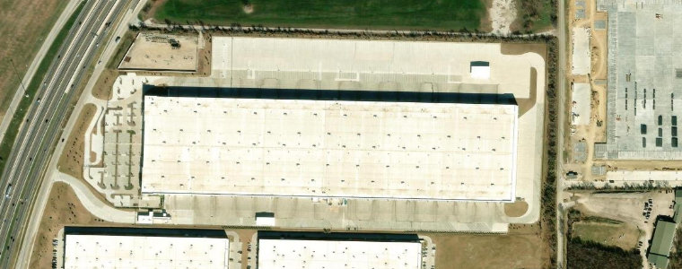 Job site satellite view